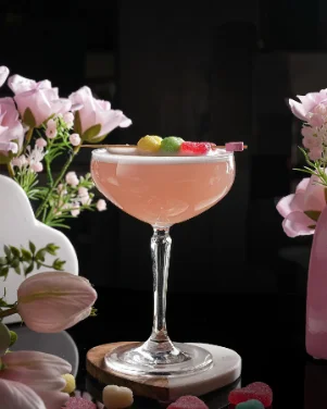 Happy hour cocktails and bites